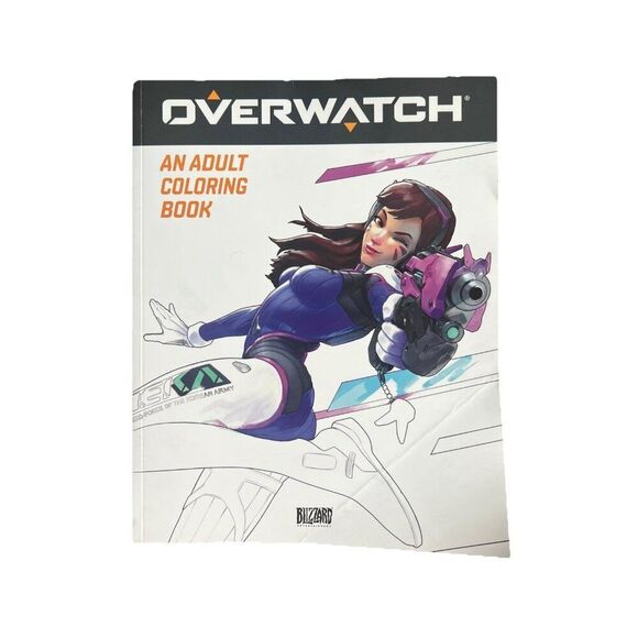 Blizzard Entertainment, Overwatch An Adult Coloring Book, Softcover, 2017 - Picture 1 of 2
